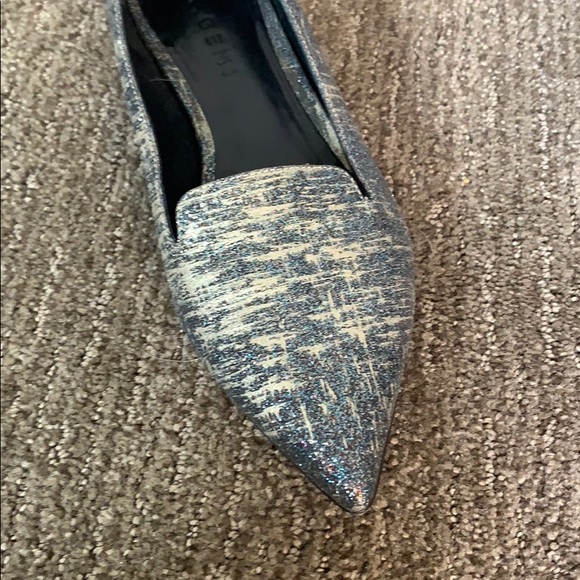 M. Gemi The Padua - Metallic Blue Flat - Picture 2 of 3